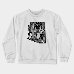 Arizona Cacti and Wildlife Crewneck Sweatshirt